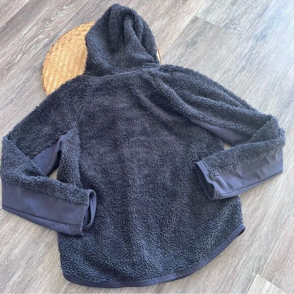 Nike blue Sherpa hoodie pullover women’s size XS - Picture 3 of 6